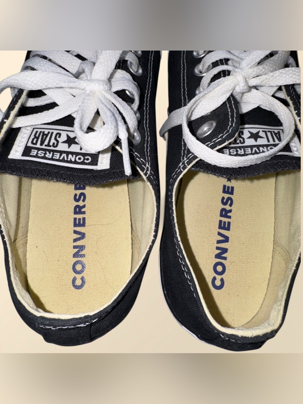 Converse Chuck Taylor All Star Low Top Black Unisex M8.5 W10.5 Canvas Sneakers - Picture 12 of 13